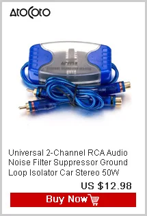 4RCA заземляющий контур изолятор адаптер для автомобильного аудио высокого и низкого уровня Регулируемый преобразователь
