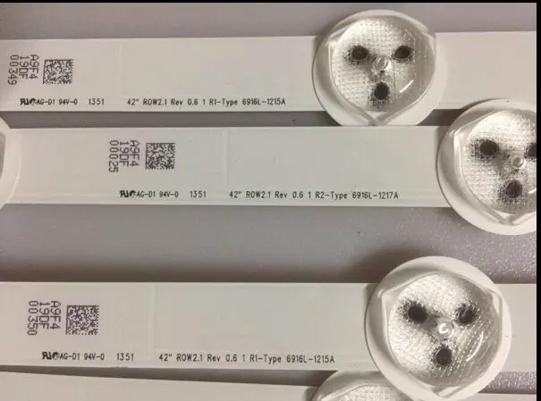 100 шт. 100% Новинка! 0riginal для LG 42LP360C 42LN519C светодиодный полосы 6916L-1214A 6916L-1215A 6916L-1216A