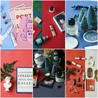 Горячий Morandi цвет бумажная доска фон Бумага фотография доска еда съемка фотостудия декорации Аксессуары Реквизит