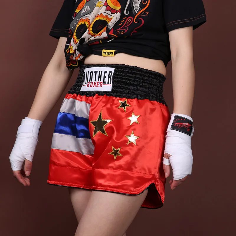 Женские детские шорты MMA боксерские шорты Bad Man шорты для боевых искусств боксерские трусы Jiu Jitsu Muay Thai БРЮКИ тонкие Муай Тай тренировочные шорты