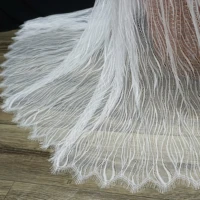soft quality lady underwear clothing diy sewing lace nice eyelash chantilly lace for wedding gown 1 53 meters 2019 wave design