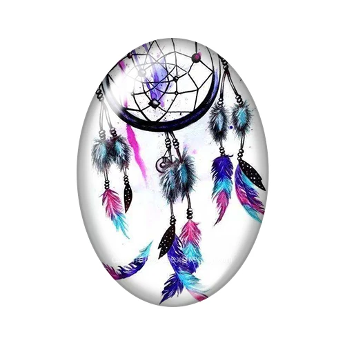 Овальный кабошон для фотосъемки Dream catchers Dreams come true 13x1 8 мм/18x2 5 мм/30x40 мм