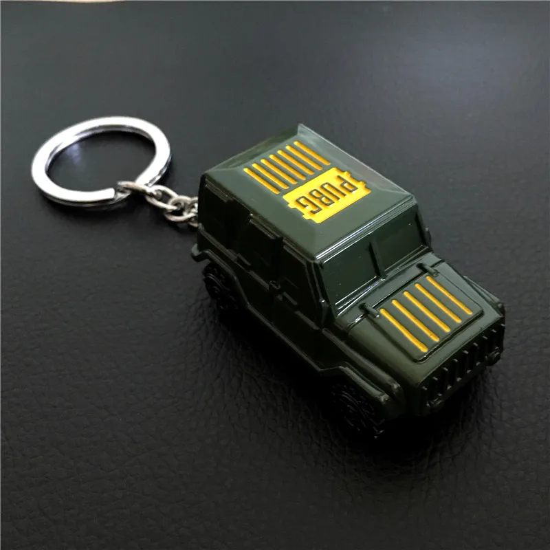 Лидер продаж брелок для ключей из сплава PUBG пикап Джип колесо автомобиля кольцо