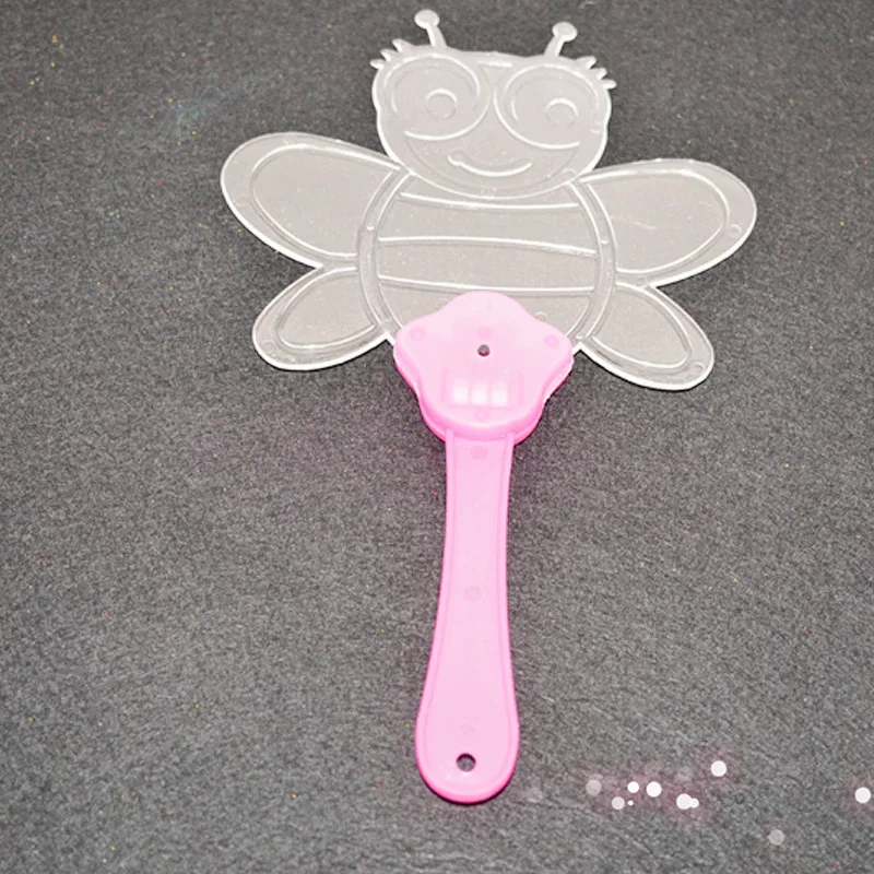 10 шт./лот новинка светодиодный мигающий ручной вентилятор красочный акриловый