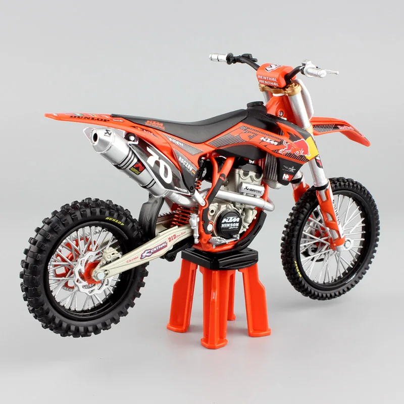 1/12 весы 2012 KTM 250 SX-F № 70 racer Кен Роксен напитка red bull от производителя мотоцикла dirt bike игрушечные машинки модели Enduro