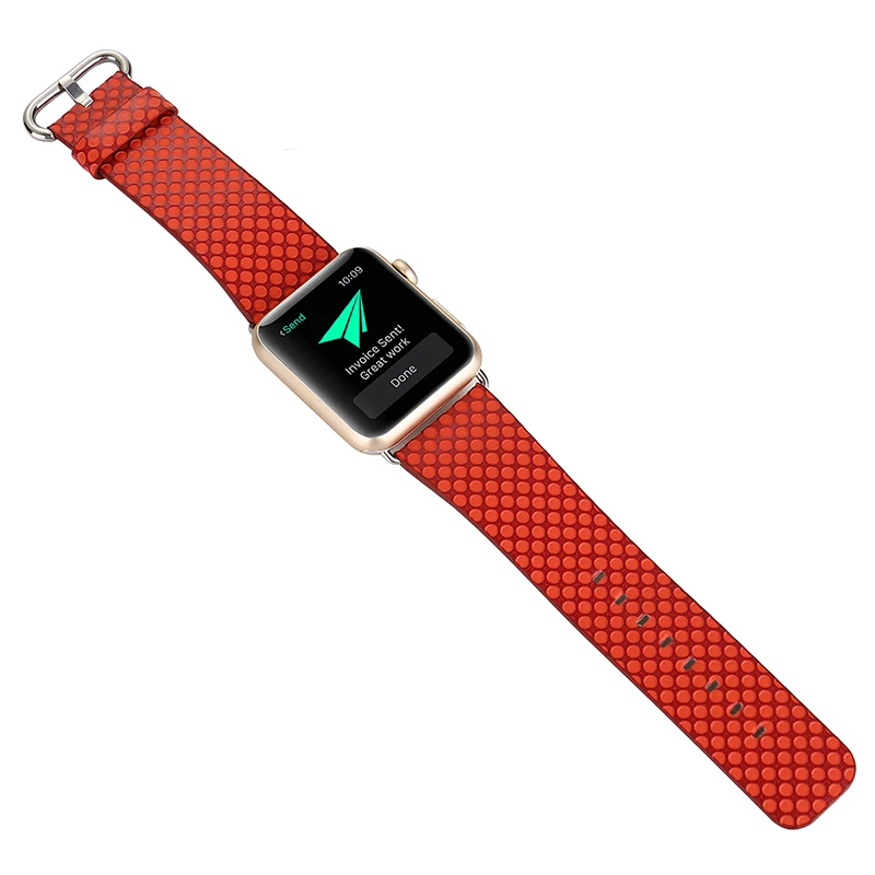 38-42 мм Horlogeband для Apple Wacth Группа Мода кожаный ремешок для Apple Watch Series 1 2 3 ремешки Браслет