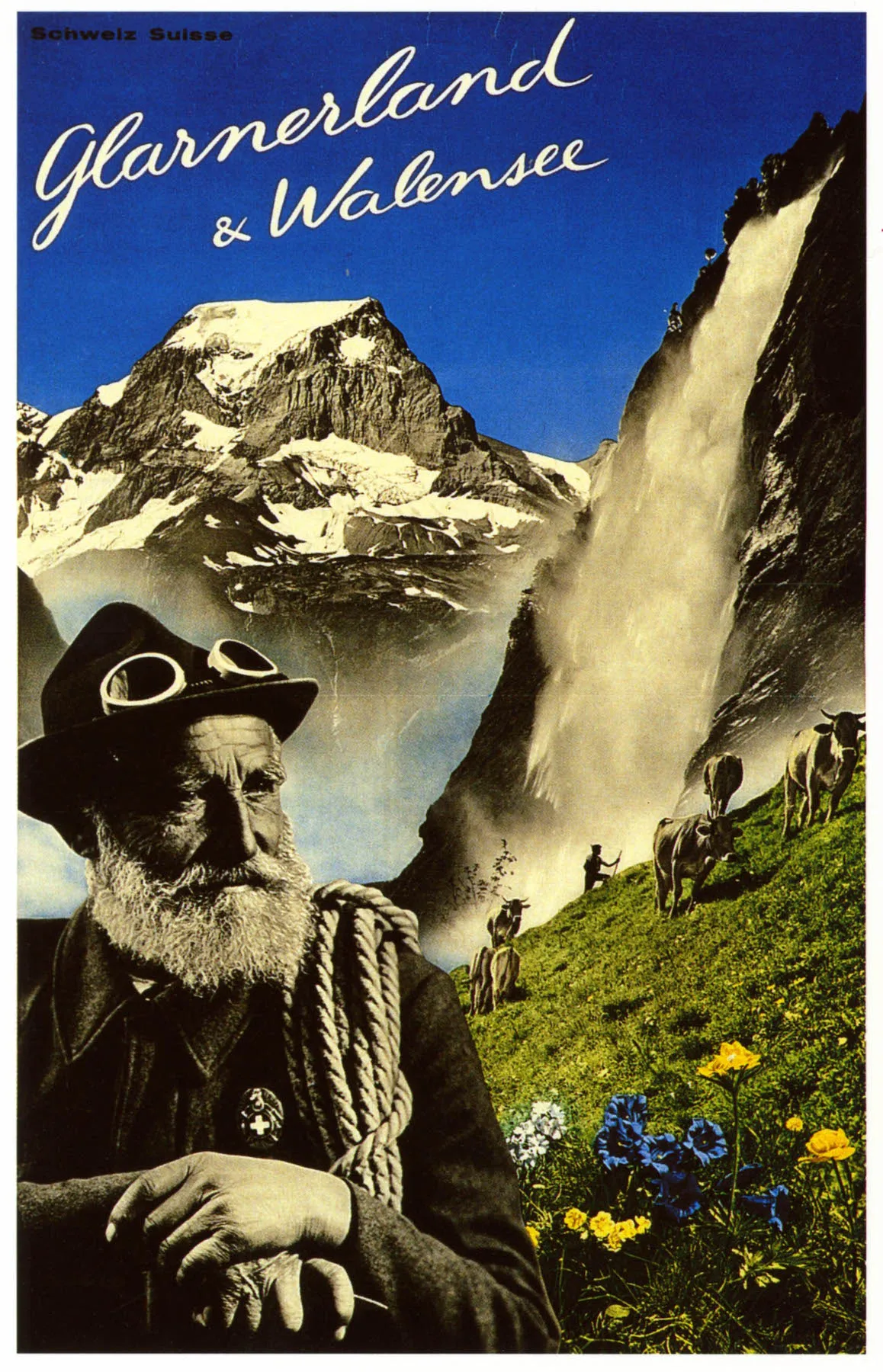 Винтаж путешествия плакат Швейцария Jungfrau Bahn классический холст картины настенные плакаты Наклейки
