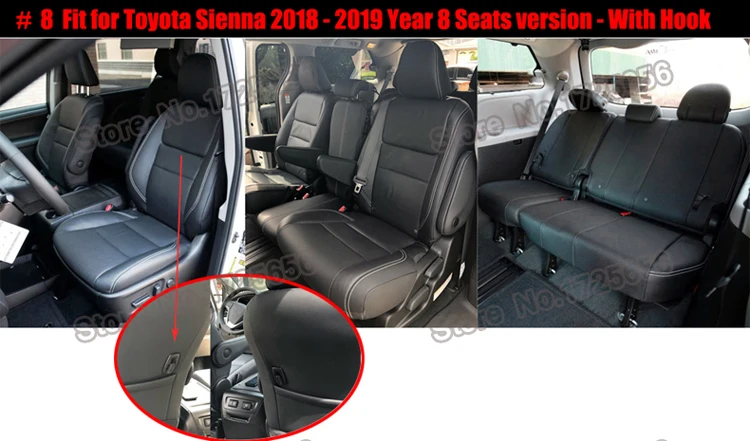 AutoDecorun постельные принадлежности на заказ покрытие сиденья для toyota sienna аксессуары Чехлы для автомобильных сидений набор подушки для автомобилей Защитные чехлы для сидений 27-30 шт
