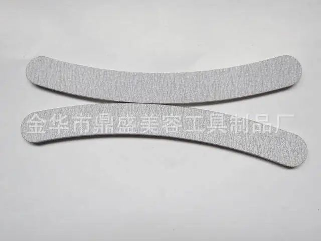 10 x профессиональные серые двухсторонние пилки для ногтей буферная тонкая Банановая зернистая 180180 наждачная бумага для женщин инструменты... (art.: 79a59bc02) - 79a59bc02