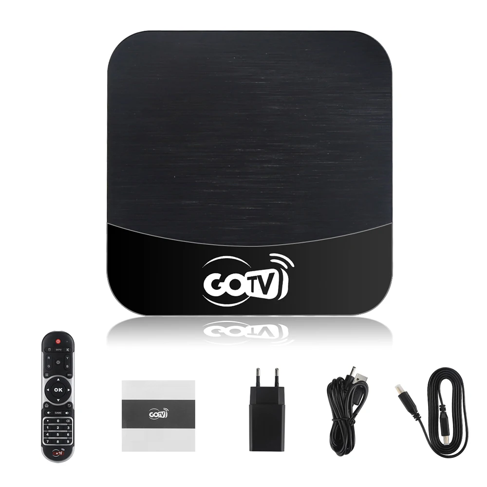 Бренд Go tv 2 Бразилия Android tv IP tv BOX LIVE tv+ VOD 4K+ воспроизведение tv BOX Поддержка youtube
