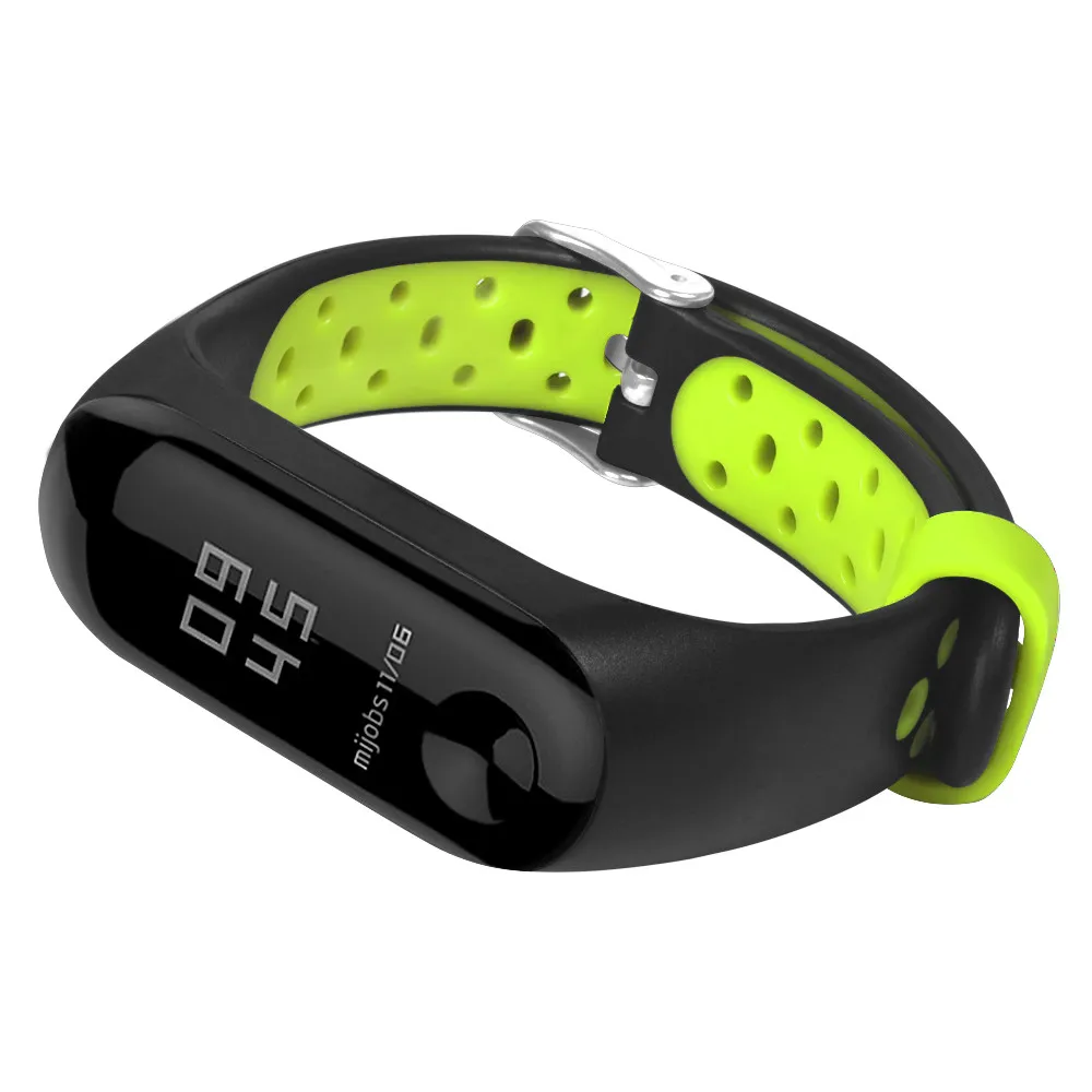 Мягкий браслет на запястье для Xiaomi Mi Band 3 Легкий силиконовый сменный