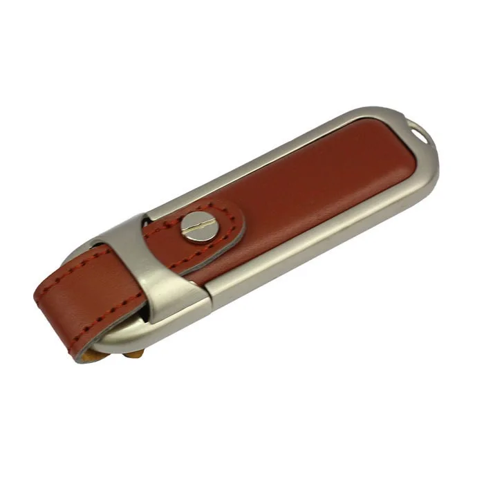 Кожаный USB флеш-накопитель 4 ГБ 8 16 32 64 (можно настроить логотип) |