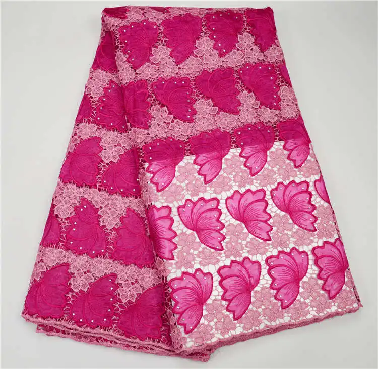African Laces Fabrics Embroidered French Net Lace Fabric With Stones High Quality Water Soluble Cord For Chrismas Dress | Дом и сад
