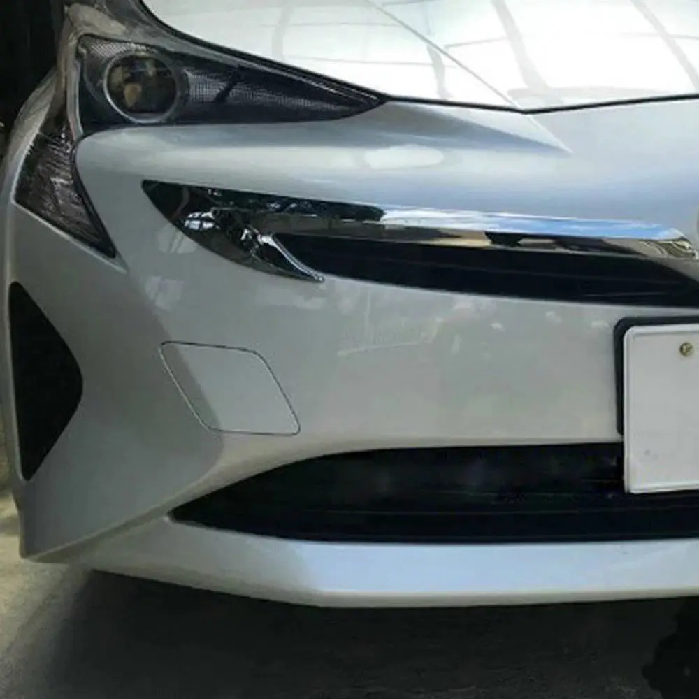 ABS Хром Передняя Центральная решетка крышка бампера порога для Toyota Prius XW50 2016-2019 |