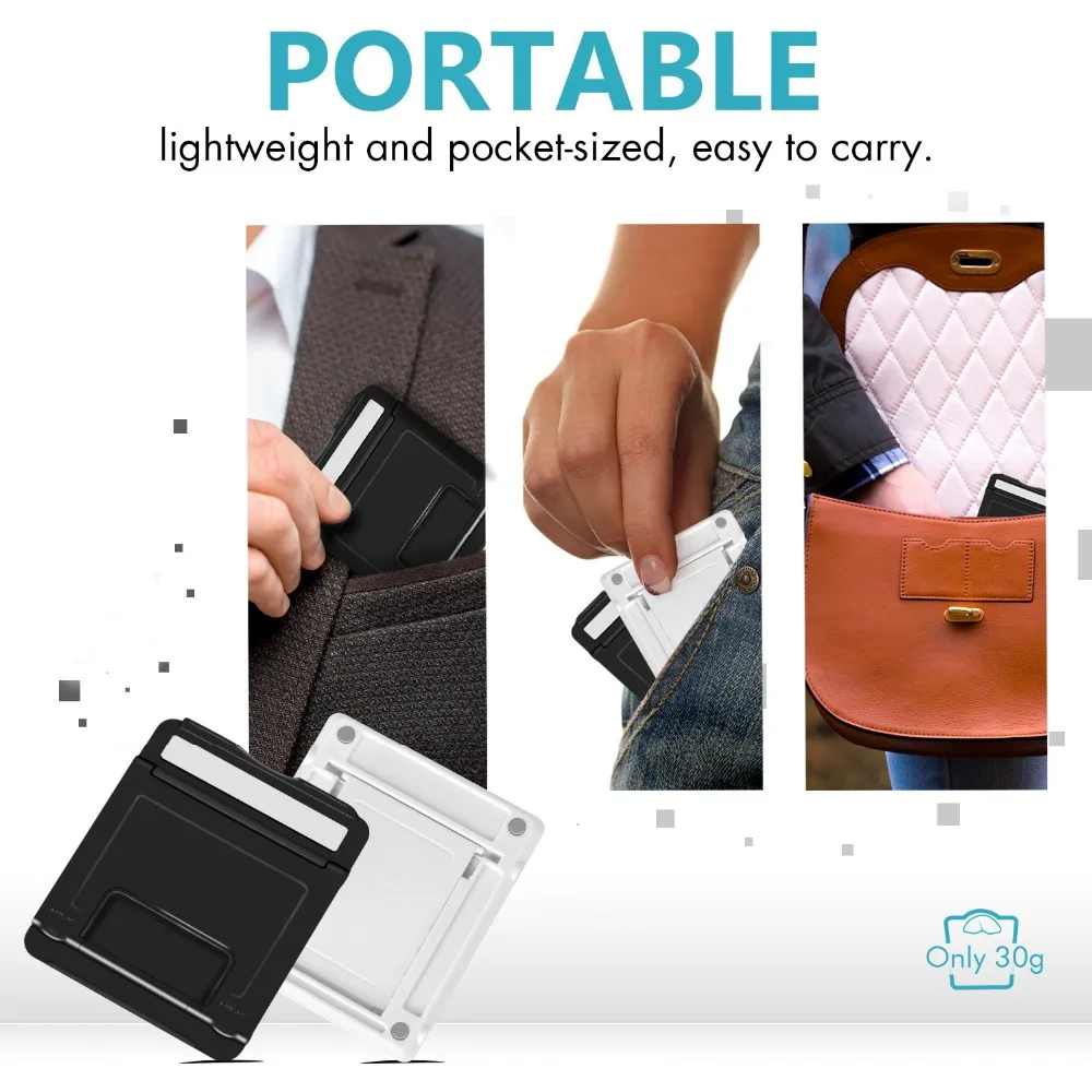 Универсальный складной настольный держатель для сотового телефона пластиковый