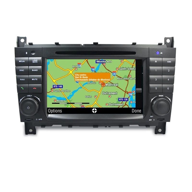 7 &quotHD 1024x600 четырехъядерный Android 1 автомобильный dvd плеер для Mercedes W203 android C200 C230 C240