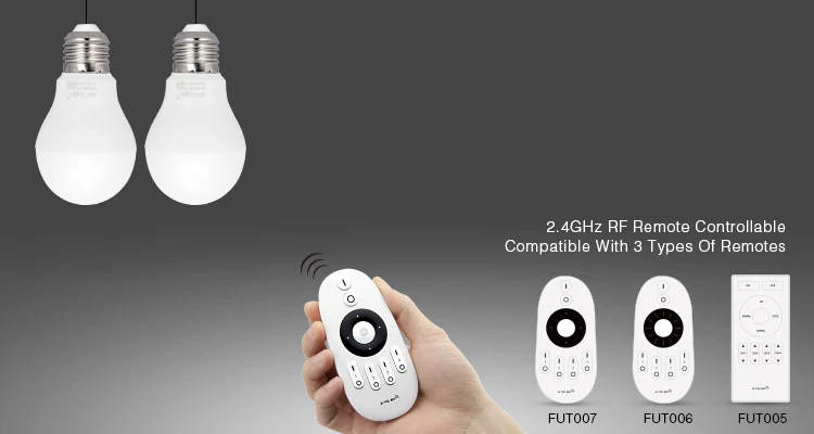1pcs/lot 6W E27 RF 2.4GHZ wifi led light bulb Dual white lamp wireless Smart iphone lighting for phone ipad AC85V-265V | Лампы и