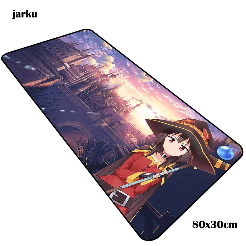 Megumin коврик для мыши геймер красивый 800x300x2 мм notbook коврик для мыши игровой коврик для мыши властный коврик для мыши ПК настольный коврик для мыши