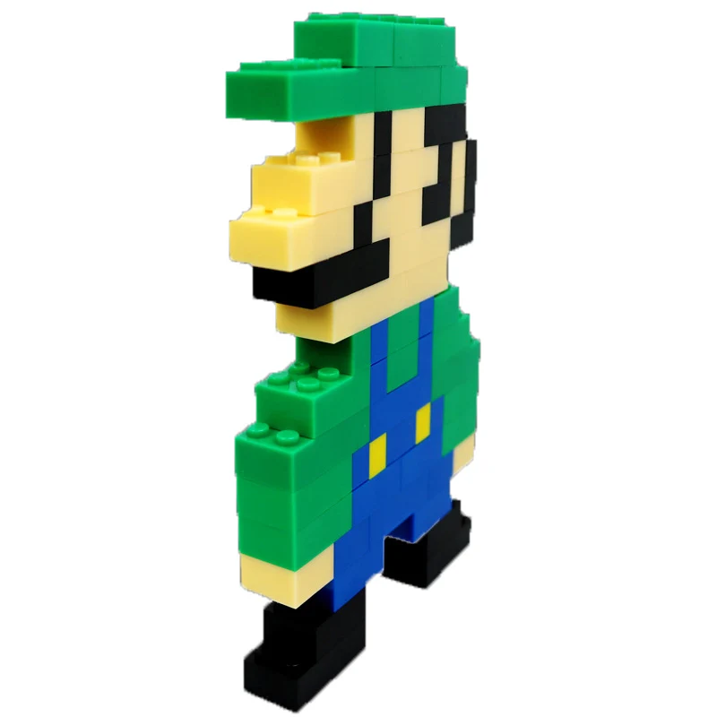 Мультяшные блоки подарки Зеленый ABS пластик заклинание большие детские