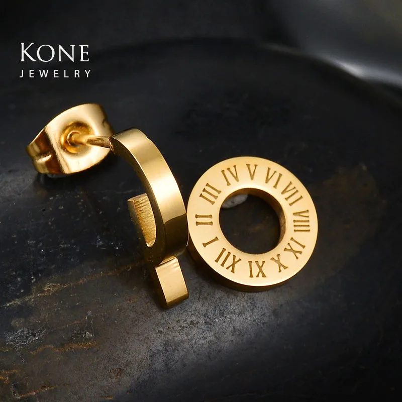 Женские серьги-гвоздики UZone роскошный простой современный ювелирный круг