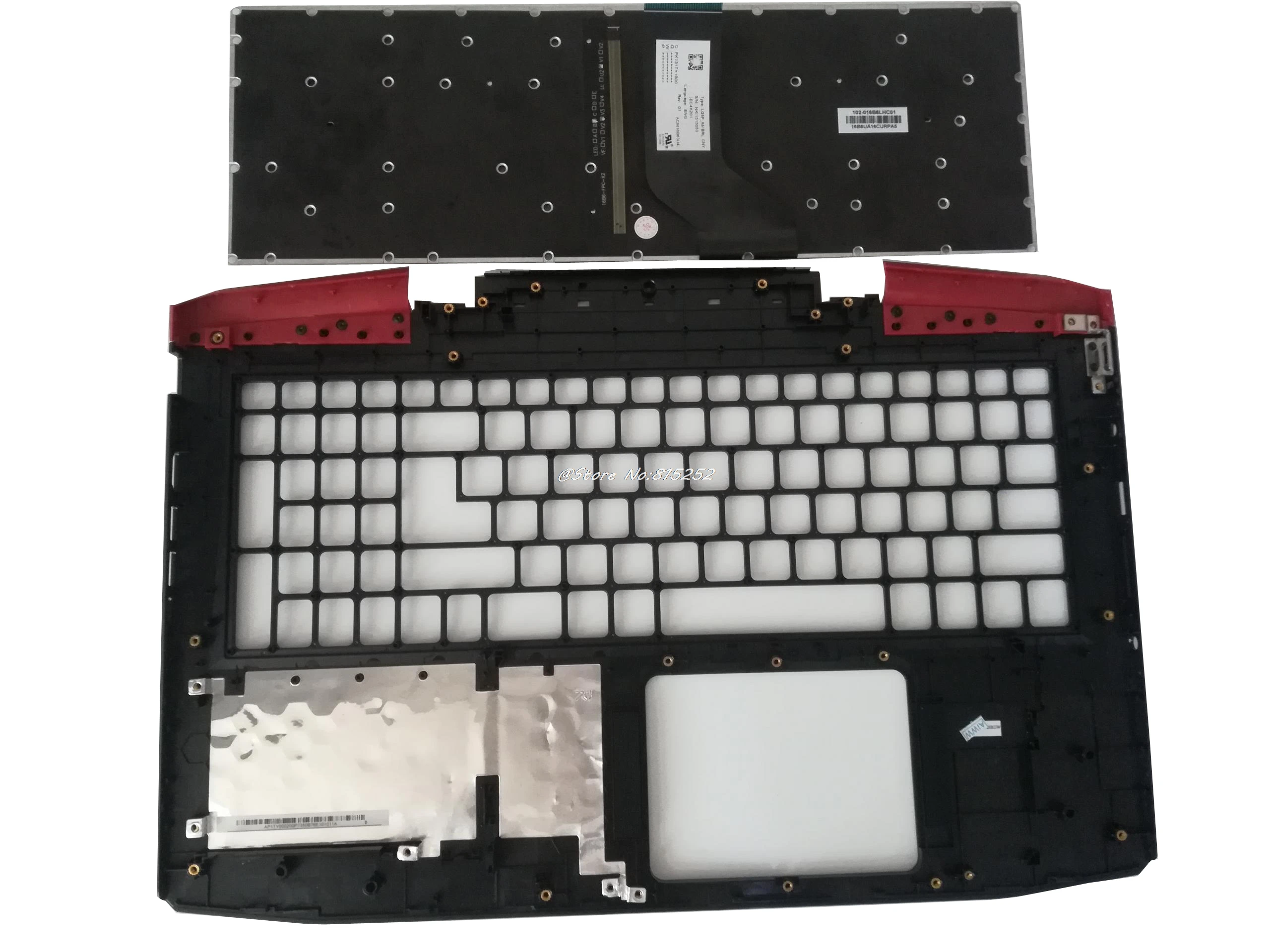 Упор для рук и Клавиатура США для ACER для Predator Helios серии 300 PH317-51 Новинка 95% VX15 VX5-591G 6B. GM1N2.001 AP222000700 английский