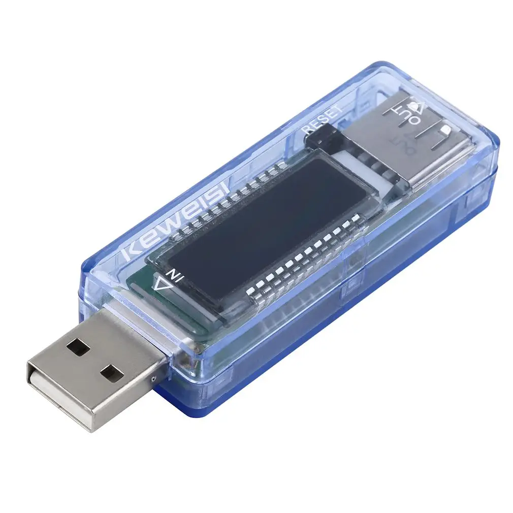 0 91 &quotoled экран USB зарядное устройство мощность тока детектор напряжения