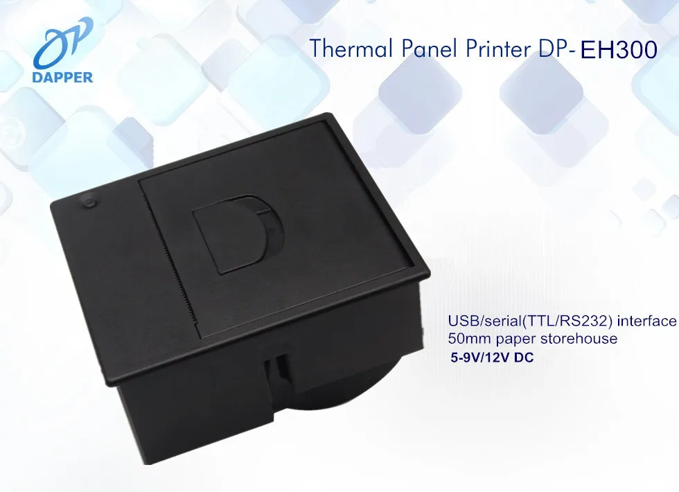 58 мм Тепловая билетная панель parinter с USB/TTL/RS232 интерфейсами Встроенный принтер |