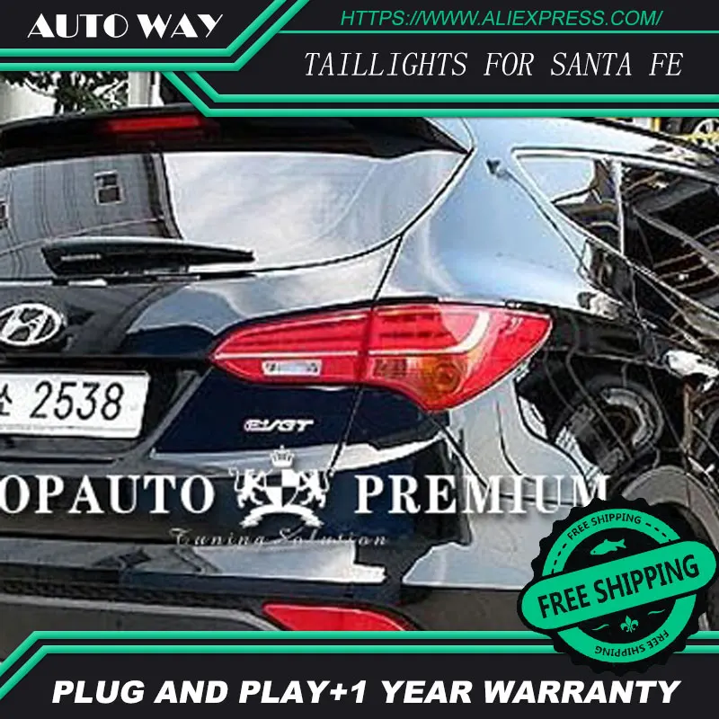 Автомобильный Стайлинг задний фонарь для Hyundai SantaFe Santa Fe IX45 светодиодный крышка
