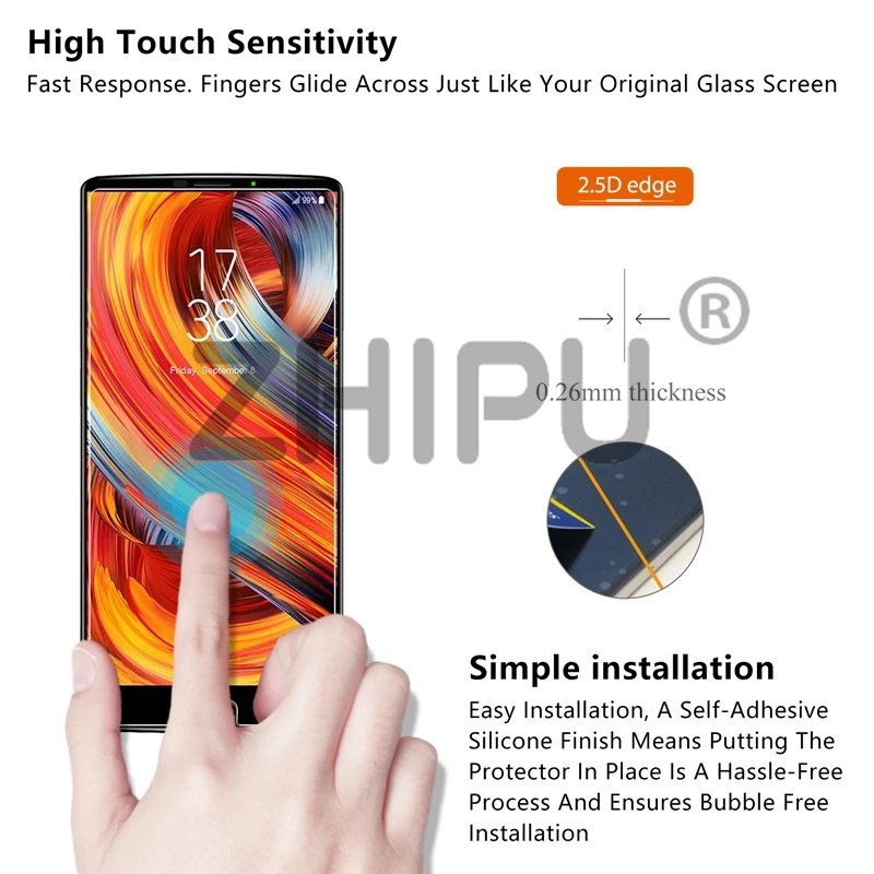 10 шт./лот 2.5D 9H Премиум Закаленное стекло для HOMTOM S9 Plus 5 99 дюймов Защитная пленка