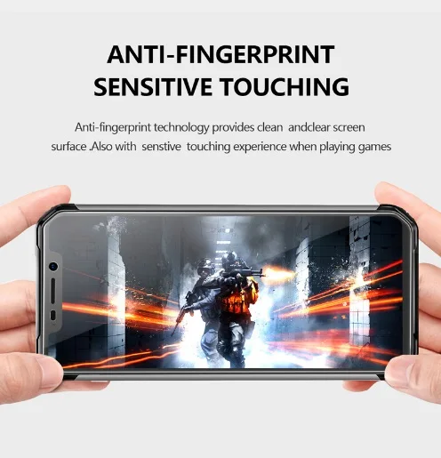 Originale Blackview Temperato Pellicola di Vetro BV9600 Pro Scratch Prova Facile Da Installare Protezione In Della Cope|Защитные стёкла