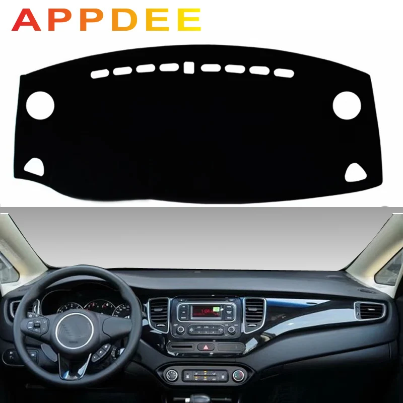 APPDEE для Kia Carens Rondo 2013 2019 Чехлы стайлинга автомобиля коврик приборной панели