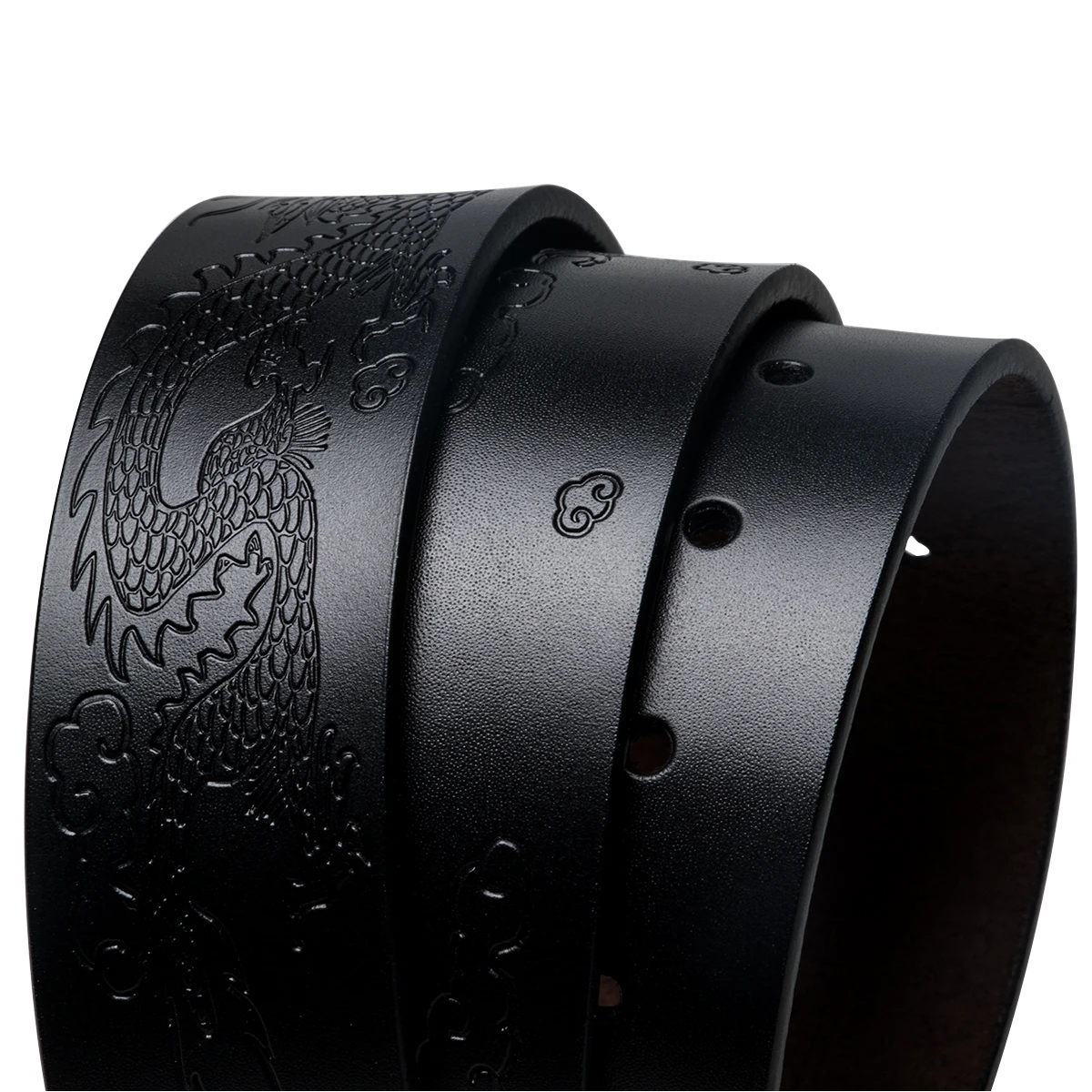 

DiBanGu 2018 Men Dragon Designer Leather Belt Business Affairs Casual Belt Simplicity Pin Buckle Belt Cowhide leather Belt ZA-12