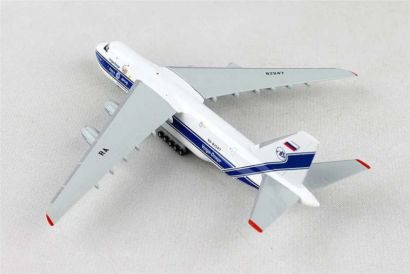 1:500 масштаб Волга-Днепр авиакомпания Антонов An-124 518642-001 Модель самолета из сплава игрушки настольное украшение изысканная коллекция подарков