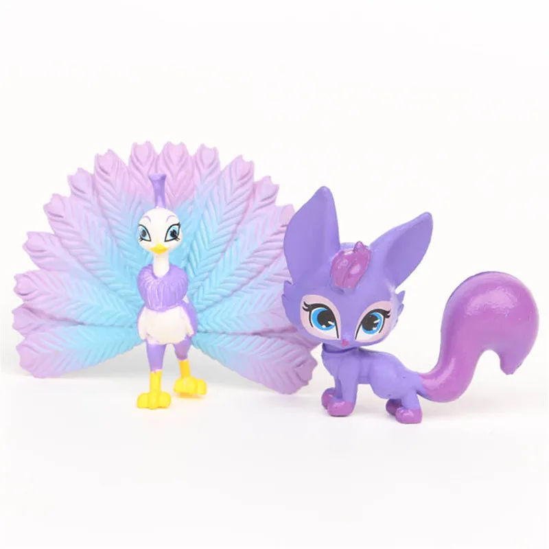 12 шт./компл. Мерцающая сестра экшн-фигурка игрушки Самира питомец тигр нахал