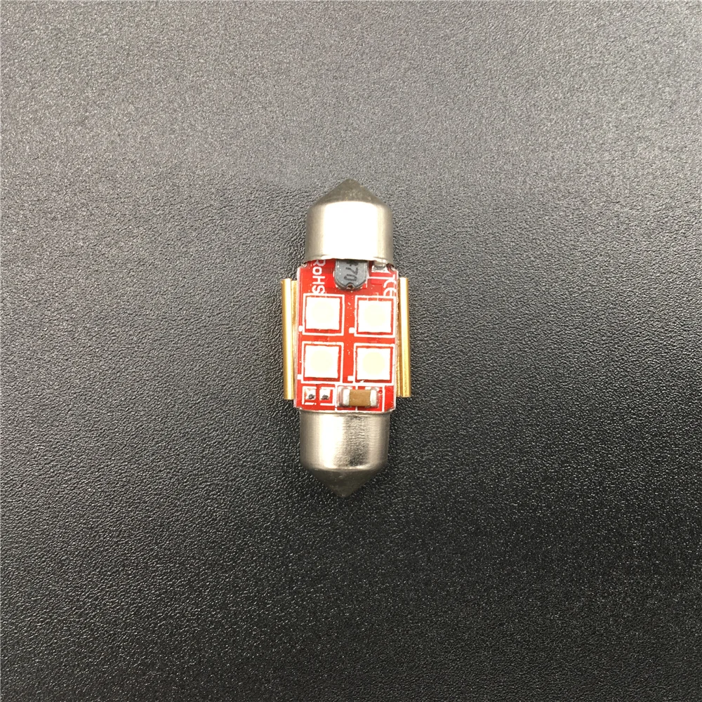 Гирлянда 31 мм 36 мм 39 мм 42 мм светодиодный светильник C5W C10W 3030 SMD Canbus без ошибок авто Внутренняя купольная лампа для чтения в автомобиле стиль Багажник светильник