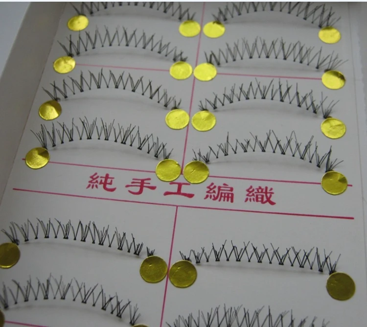 10 пар натуральные накладные ресницы для женщин|eyelash adhesive|makeup wholesaleeyelash grow |