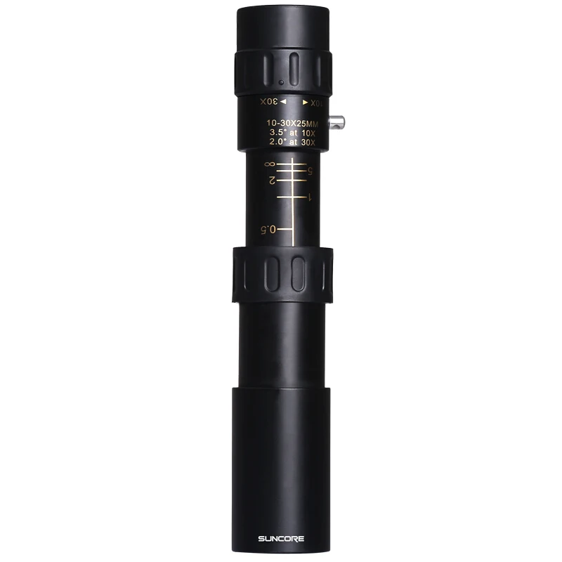SUNCORE High Power Zoom Optical Monocular Telescope 10-30x25 Day and Night Vision Adjustable Focus | Инструменты