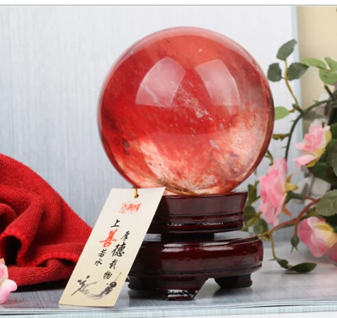 Kat karma luck с красным украшения хрустальный шар Lucky Feng Shui для дома Мебель гостиной |