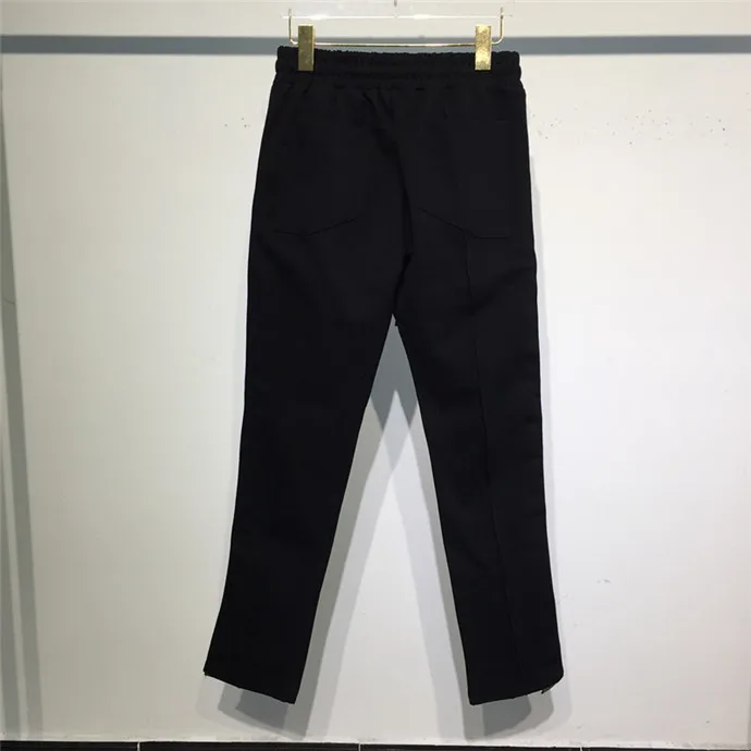 RHUDE Traxedo брюки для девочек SLIM/SKINNY FIT Rhude Новое поступление для мужчин хип-хоп спортивные брюки BLK/GRN черный W/золото шнурок ленты брюки для девочек