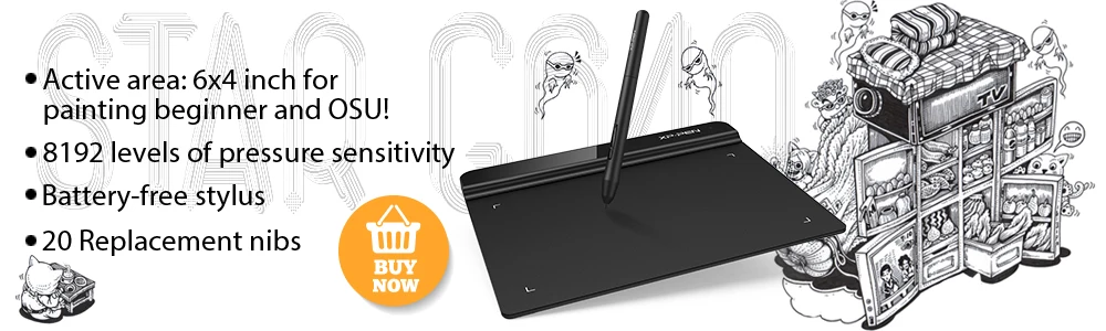Графический планшет XP-Pen G430S графический планшет 8192 уровень 3 дюймов графический планшет для рисования для OSU и Батарея-прилагается Бесплатный стилус с отличным дизайном! Игрового процесса