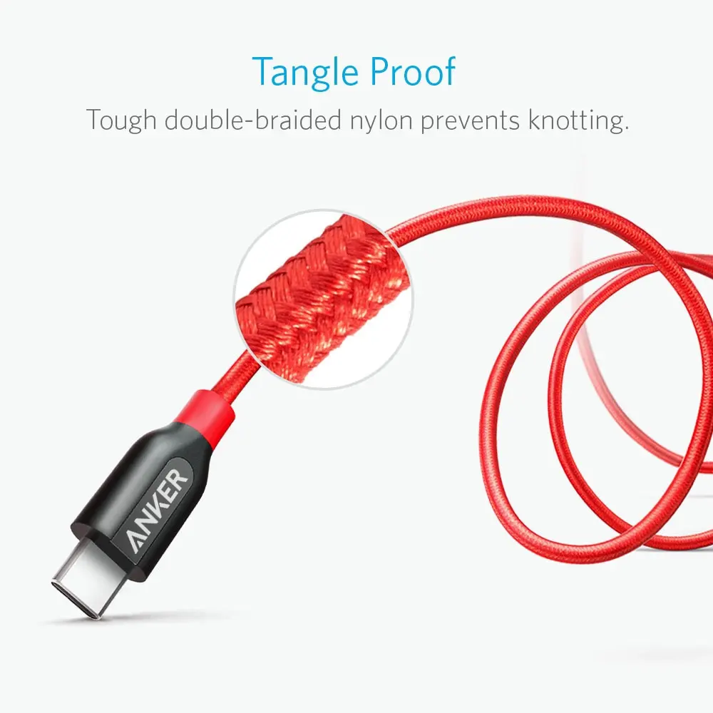 Кабель для зарядки ANKER (A8187/ A8188) USB Type C 3A|Кабели мобильных телефонов| |
