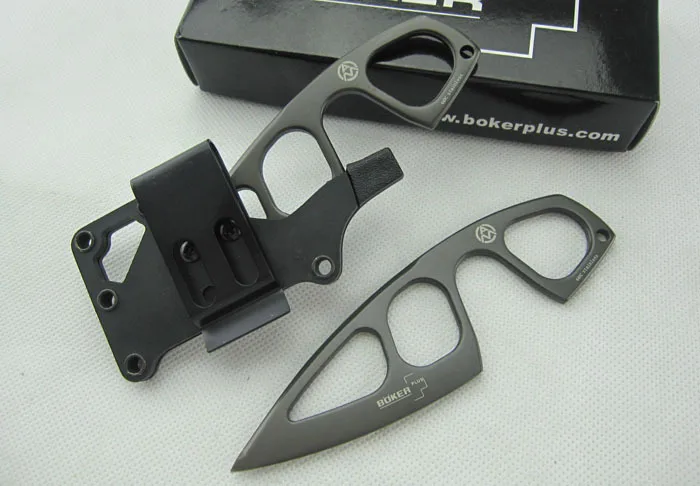 Top sale Boker hunting knife 5Cr15 56HRC coating titanium ABS case fixed blade tactical knives for outdoor survival | Инструменты