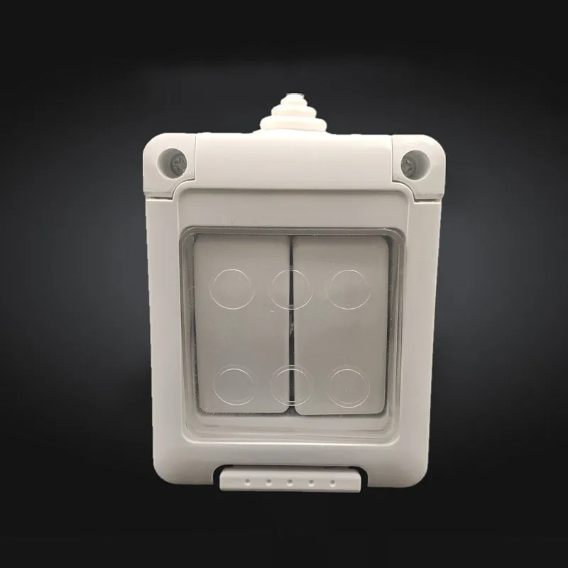 IP44 уровень водонепроницаемый пыленепроницаемый наружный настенный выключатель