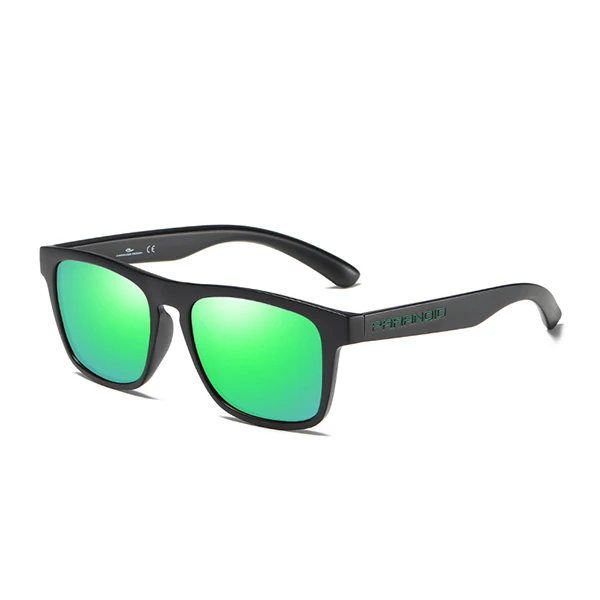 C6 Green Mirror HGE-H, Ультралегкая оправа, поляризационные солнцезащитные очки, мужские, модные, новые, спортивные, стильные, квадратные, солнцезащитные очки, мужские, для улицы, для путешествий, УФ очки, KD24 - Цвет линз: C6 Green Mirror