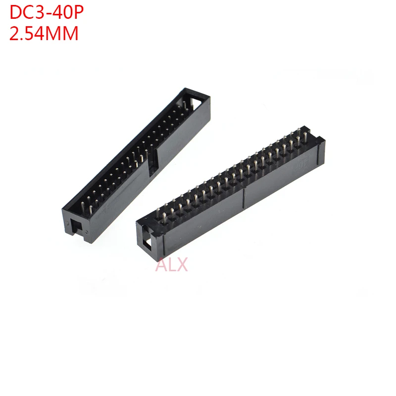 10 шт. штекерные разъемы 2 54 мм 2x20PIN DC3 40 PIN P|header connector|header pcb4 pin male |