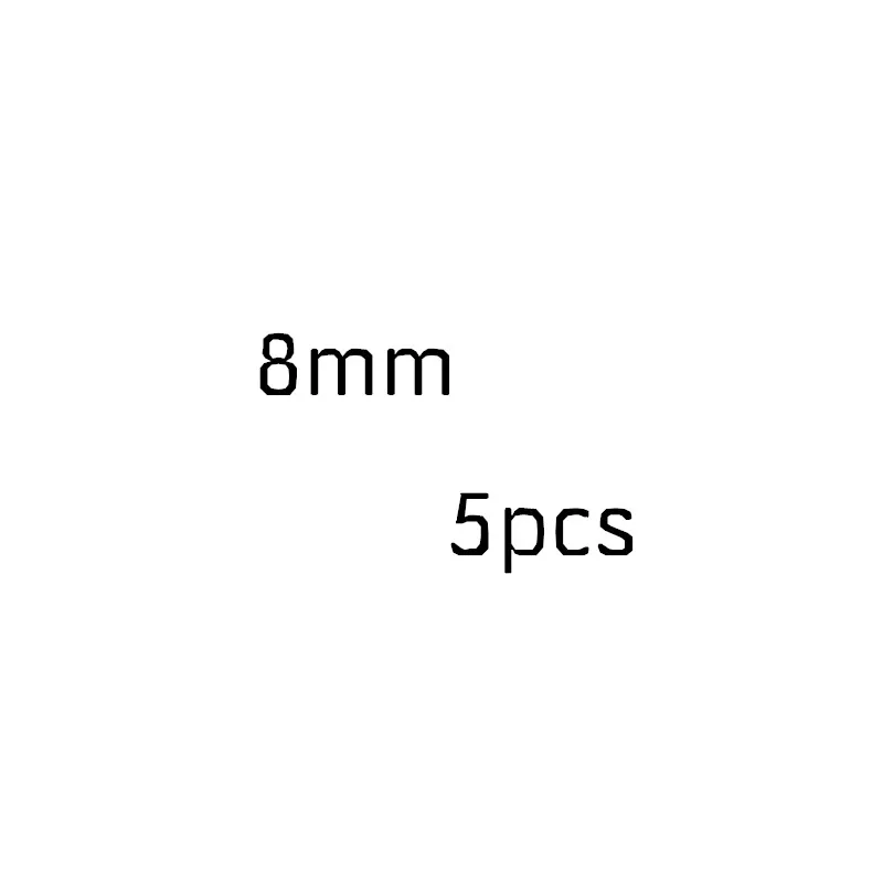 8mm 2-10 мм Серебряные Круглые бусины из натуральной 925 пробы для изготовления ювелирных изделий своими руками - Цвет: 8mm