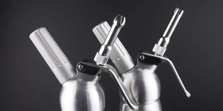 1000 мл Алюминиевый дозатор для взбитых сливок Pint Gourmet Whipper из нержавеющей стали насадки для украшения+ пластиковая Кондитерская трубка