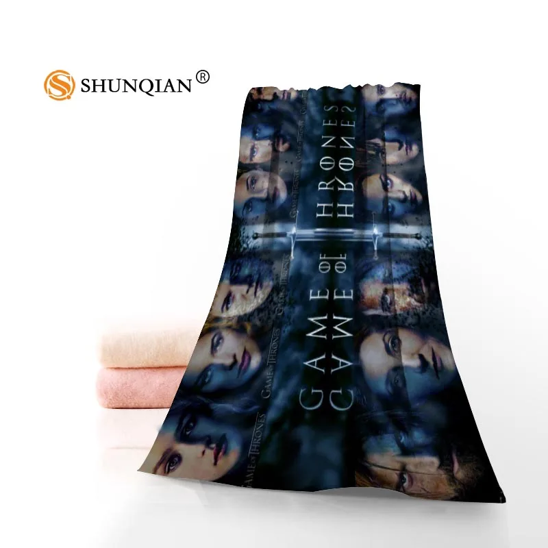 Towel Высокое качество Игра престолов микрофибра тряпка для ванной комнаты, полотенце s полотенце для лица на заказ/банное полотенце размер 35x75 см, 70x140 см - Цвет: Towel