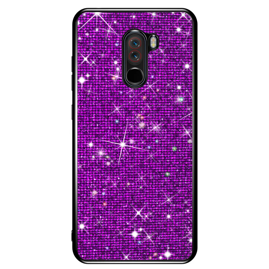 Чехол для телефона для Xiao mi redmi 6A note 4 4X 5A 4A 5 Plus mi 8 mi 8 Lite S2 Y2 PocoPhone F1 Силиконовый ТПУ Блестки сетки крышка чехол s - Цвет: Gezu zi