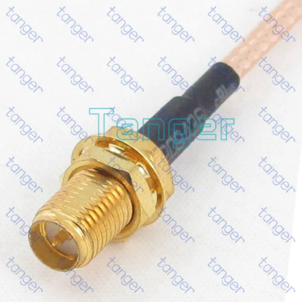 Штепсельная Вилка Tanger SMA под прямым углом к женскому разъему коннектор с